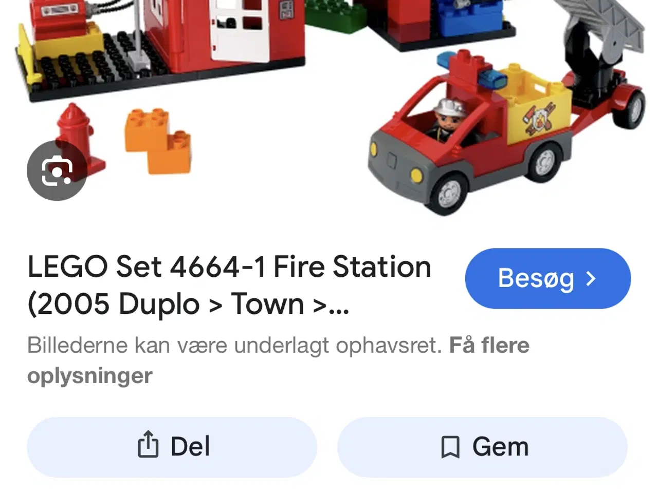 Billede 1 - Lego duplo brandstation