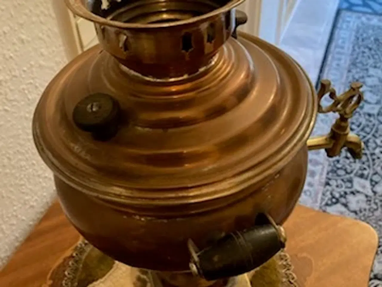 Billede 4 - Kobber Samovar til the