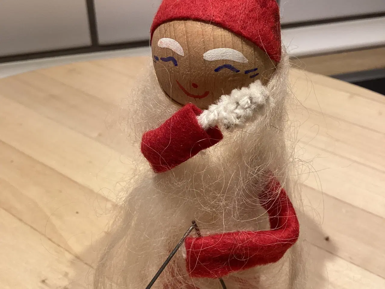 Billede 7 - 4 håndlavet nisser- nisse orkester, dansk