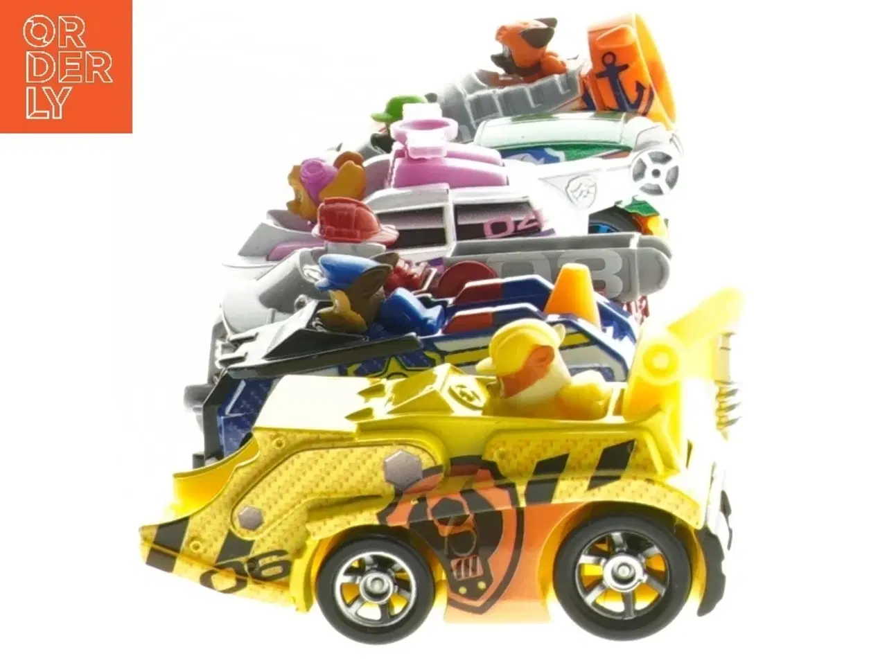 Billede 2 - Sæt af Paw Patrol legetøjsbiler fra Paw Patrol (str. 4x8,5x3,5 cm)