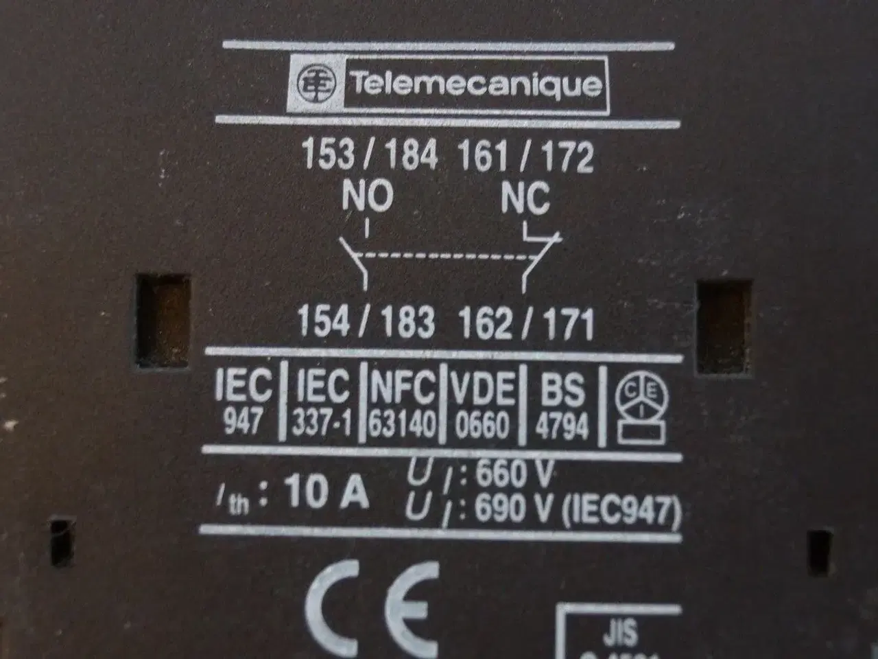 Billede 2 - Telemecanique hjælpe kontakt no - nc