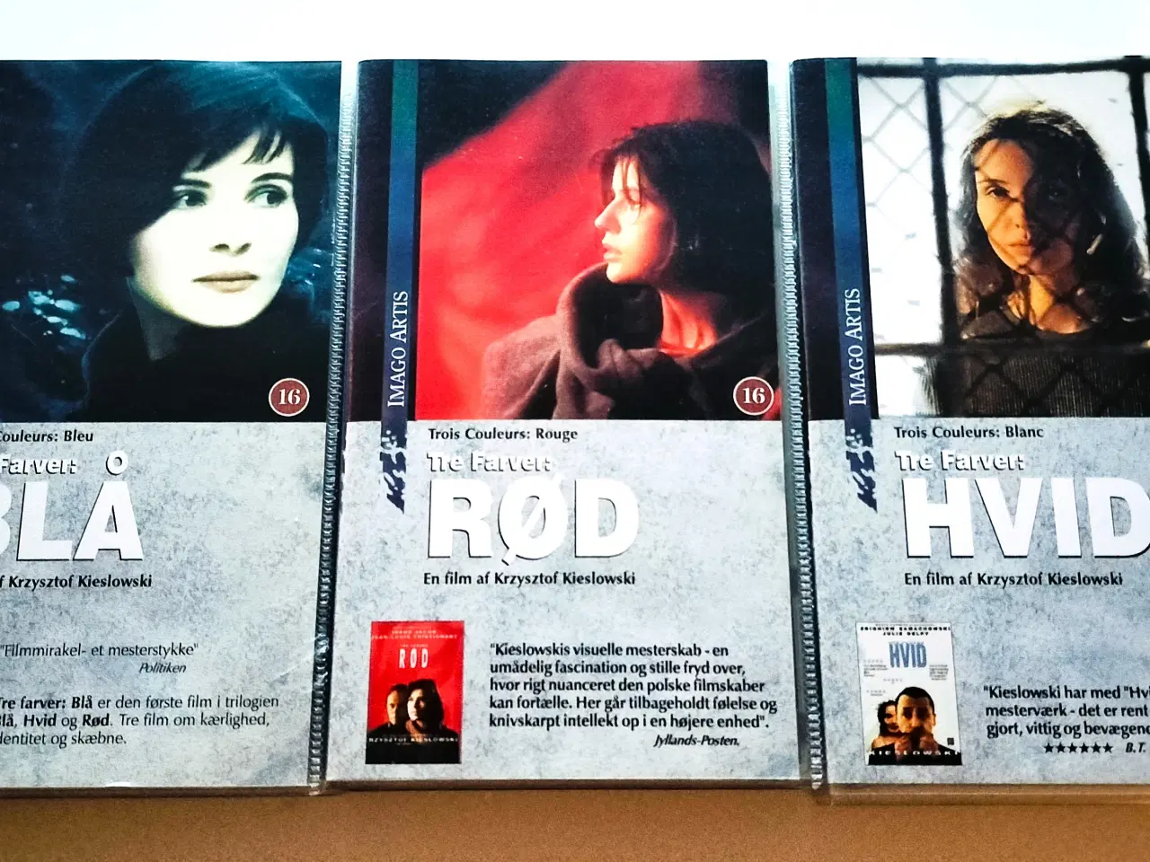 Billede 1 - Tre Farver Trilogien (VHS)