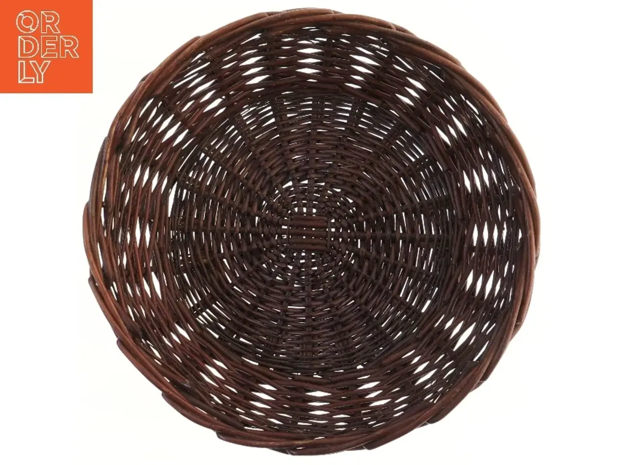 Billede 2 - Stor rund Flettet kurv (str. Ø 44,5 cm)