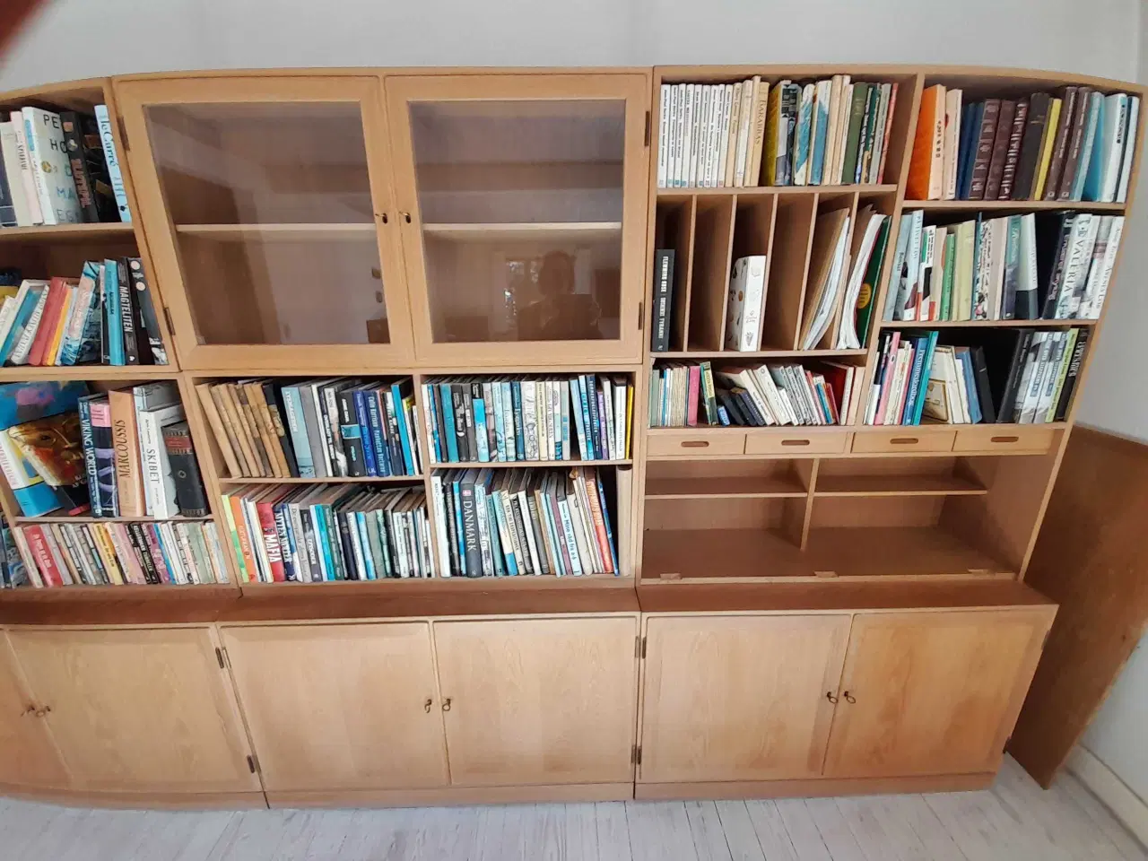 Billede 2 - Egetræsreol i moduler