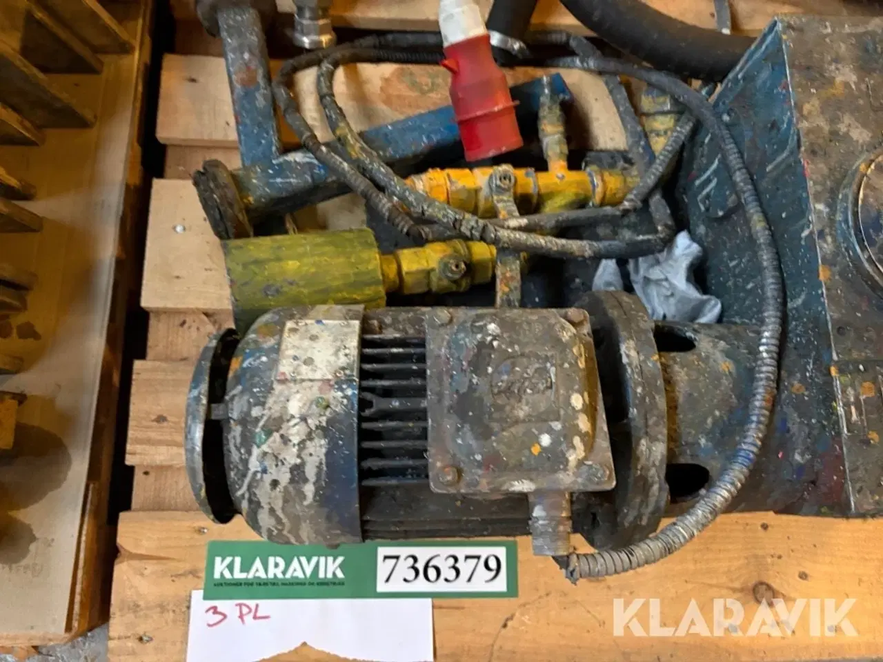 Billede 5 - Pumper til maling - 2 pumper, 1 hydraulisk enhed