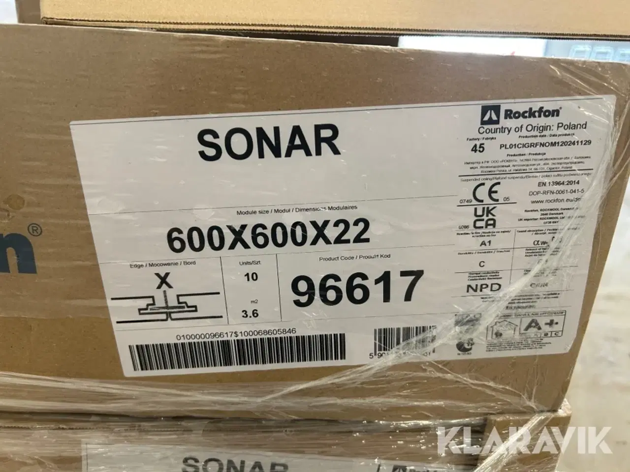 Billede 3 - Rockfon Sonar Loft/hvid 50 m2