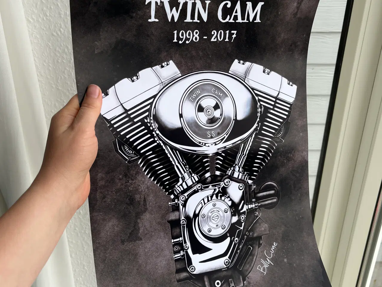 Billede 1 - Plakat, H-D Twin Cam A3