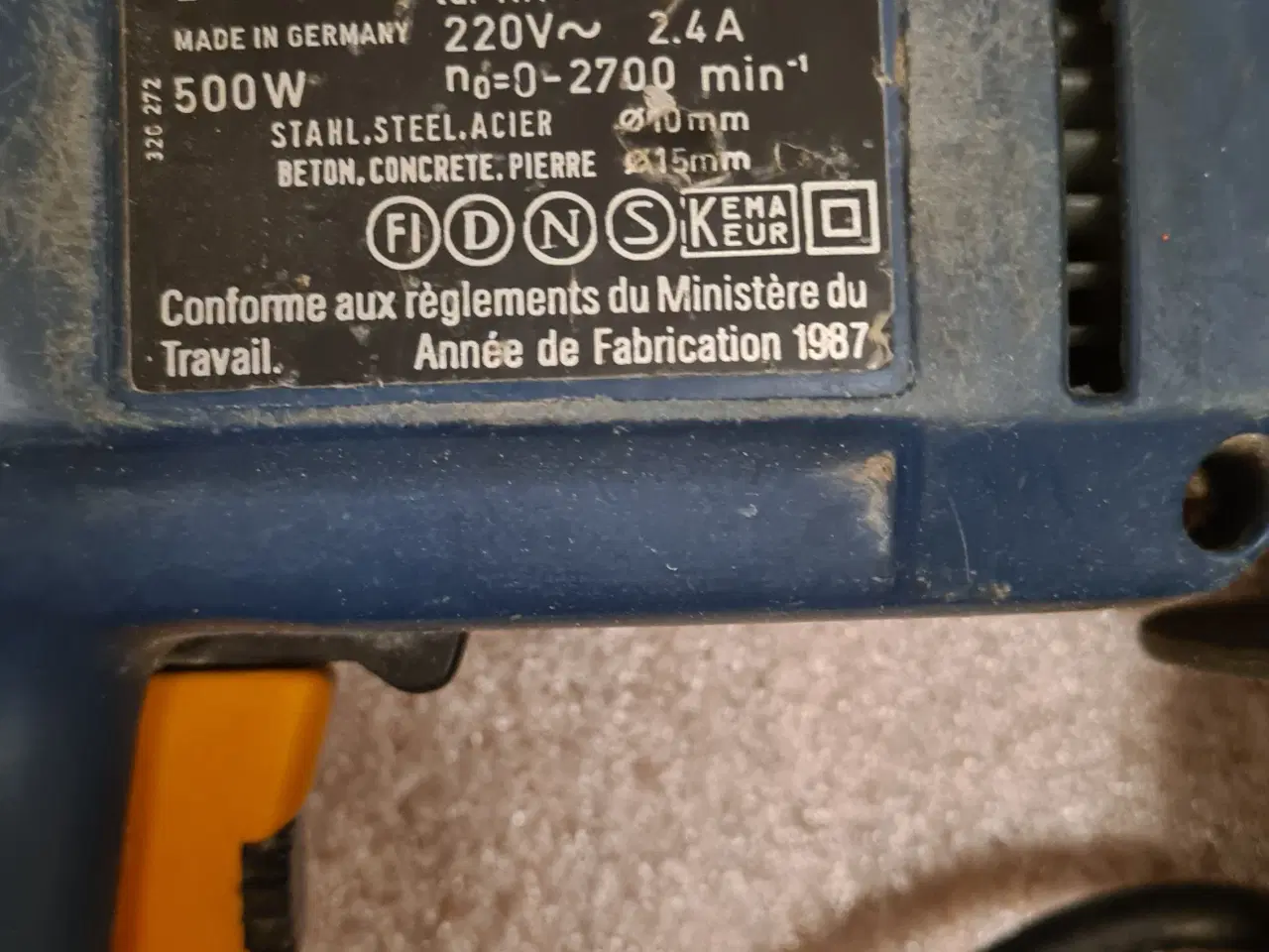 Billede 4 - AEG Boremaskine - 500 Watt