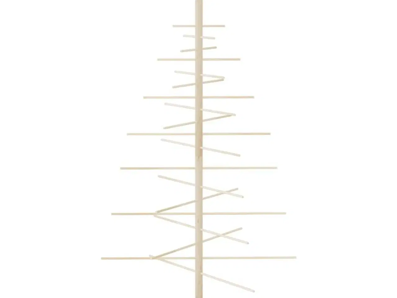 Billede 2 - Dekorativt juletræ 150 cm massivt fyrretræ