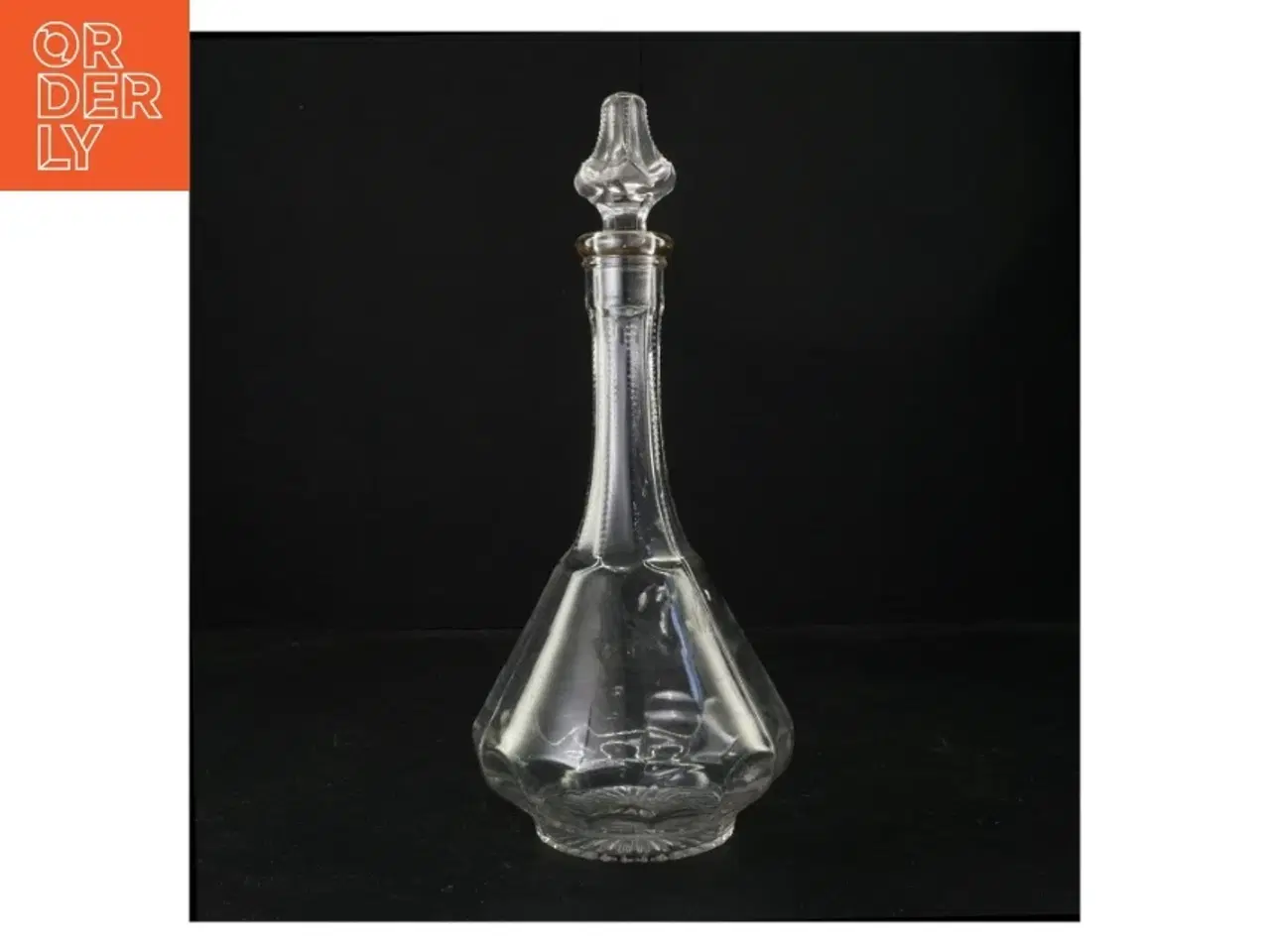 Billede 1 - Glaskarafflel med låg