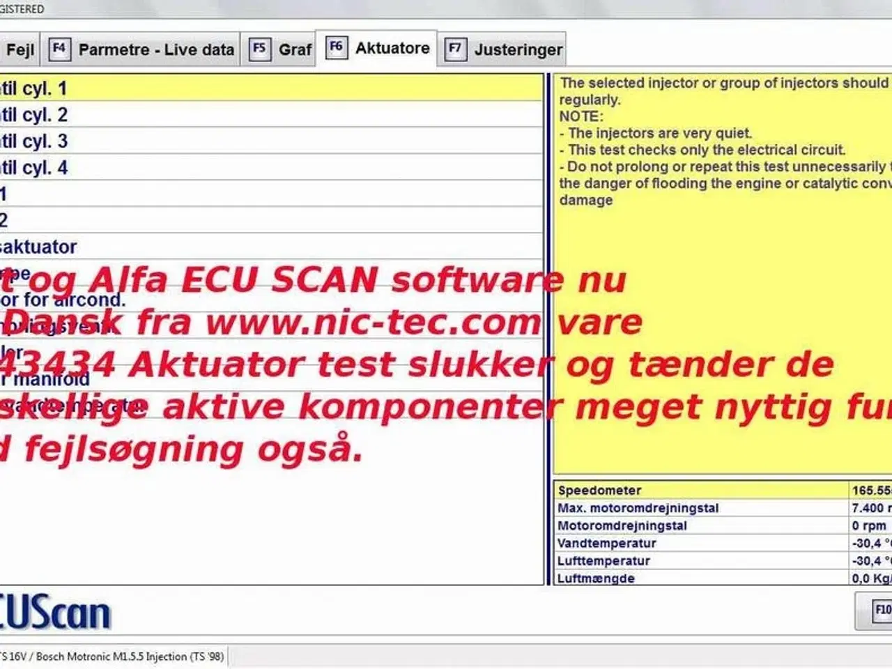 Billede 3 - MultiEcuScan test software for Fiat, Alfa Romeo, Lancia & Chrysler (FCA) fuld licens Original Dansk version