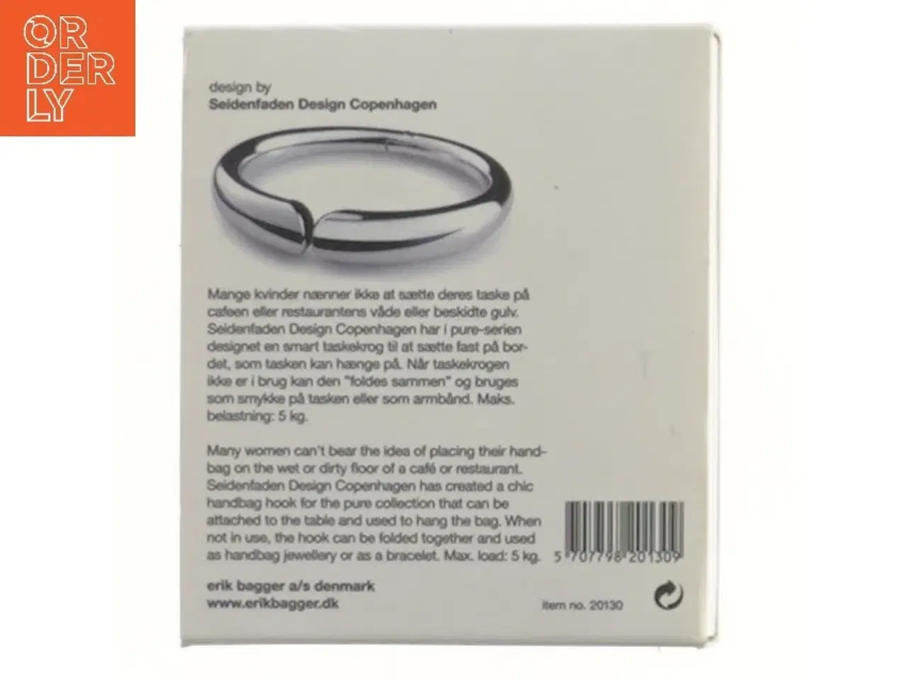 Billede 3 - Taskekrog Ø 9 cm fra Erik Bagger (str. Ø 9 cm)