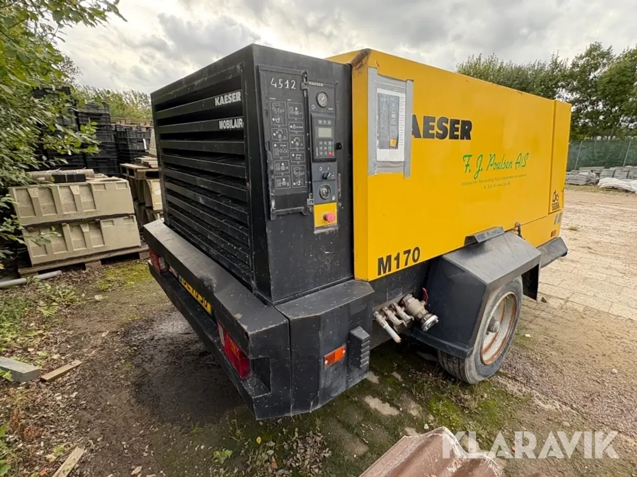 Billede 3 - Mobil kompressor Kaeser Mobilair M 170