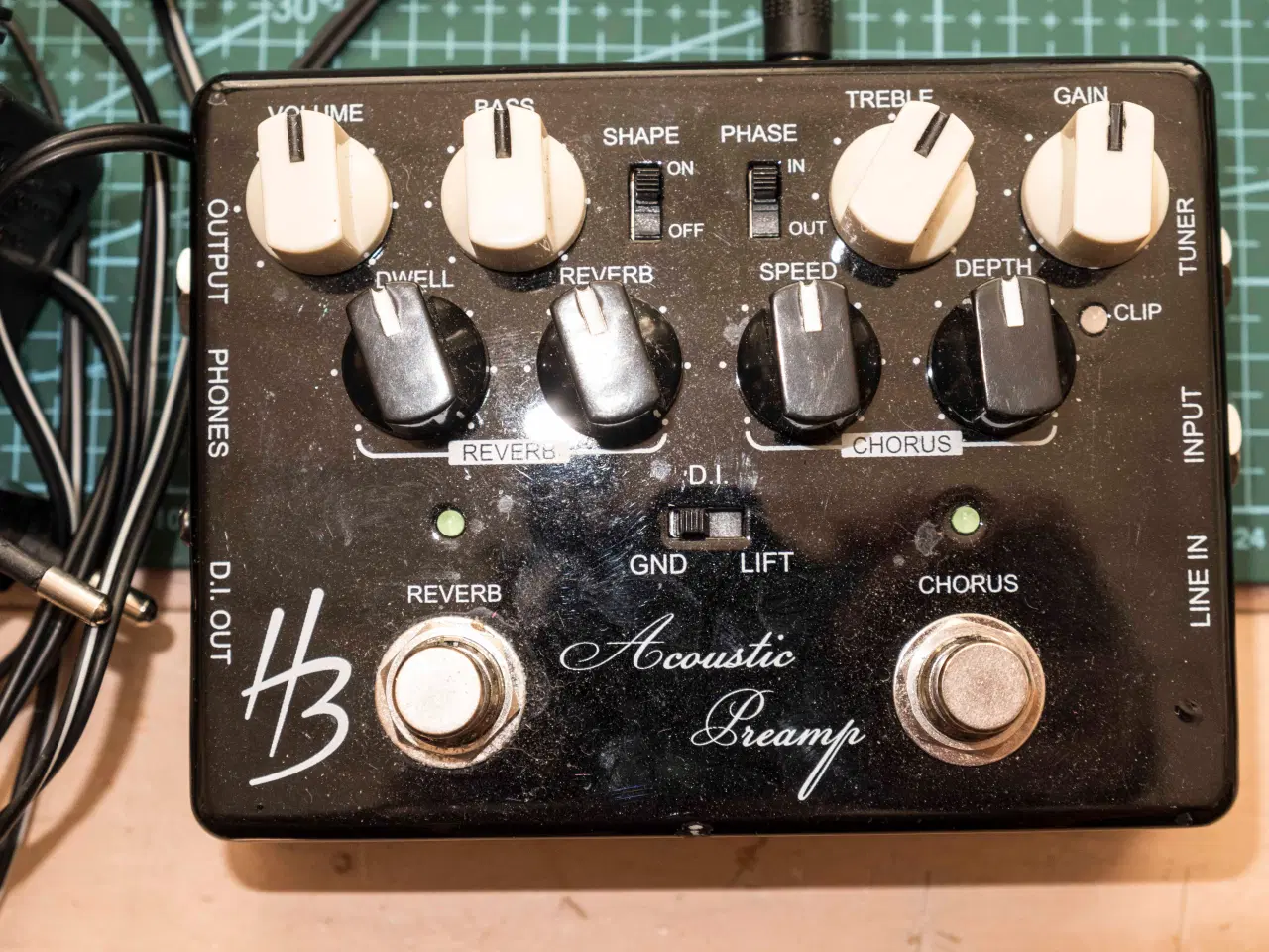 Billede 4 - Harley Benton Acoustic Preamp m. strømadaptor. 
