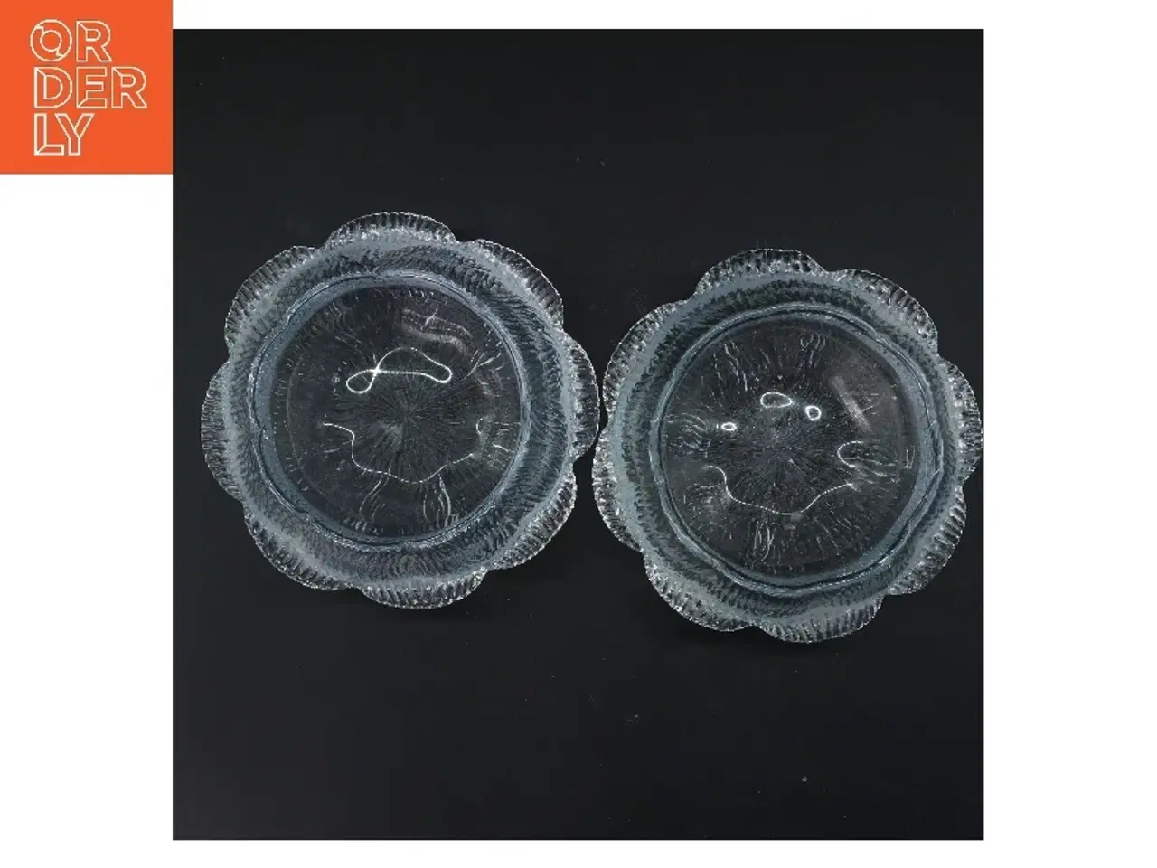 Billede 2 - Holmegaard Åkande fyrfad stager 2 stk 12 cm i diameter