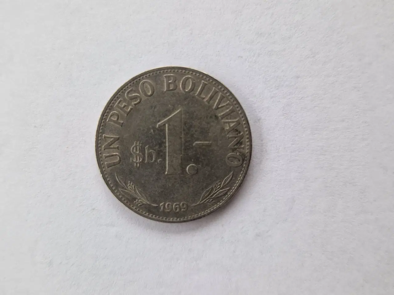 Billede 1 - 1 Peso Bolivia 1969