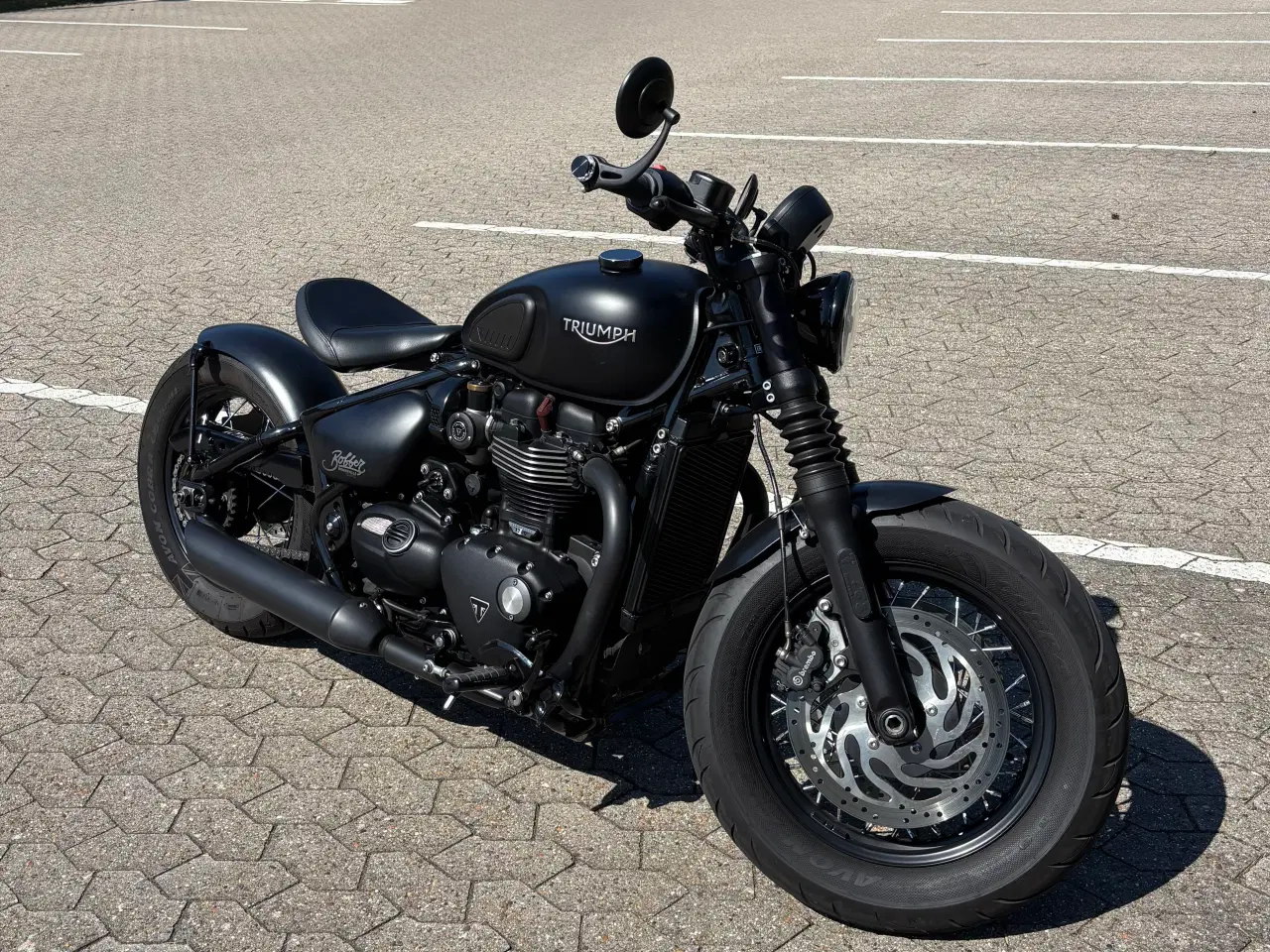 Billede 5 - TRIUMPH Bonneville Bobber Black