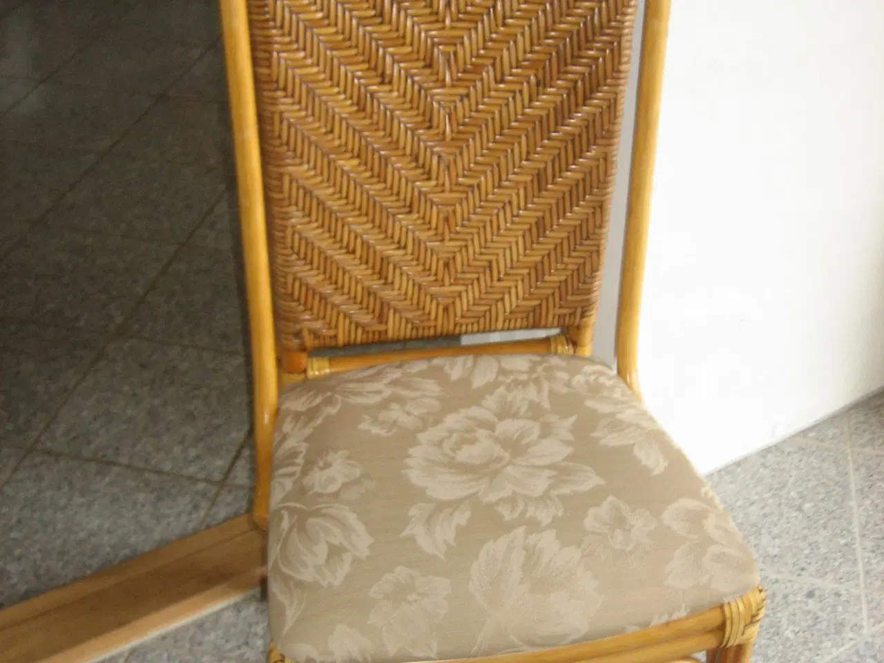 Billede 3 - Flet stol i Bambus Flet