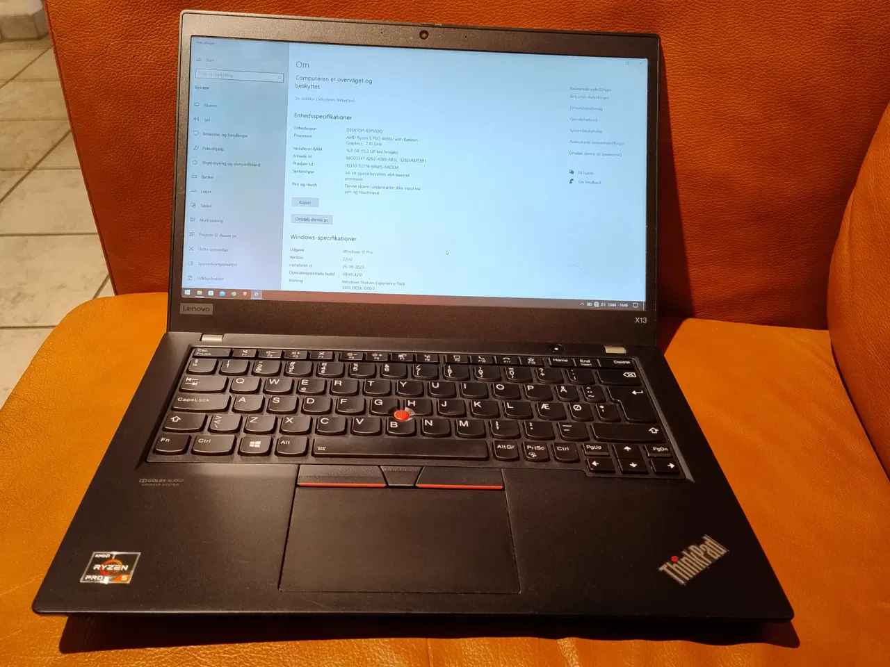 Billede 1 - Lenovo ThinkPad X13 Gen 1 | 13,3″ FHD | Amd Ryzen 
