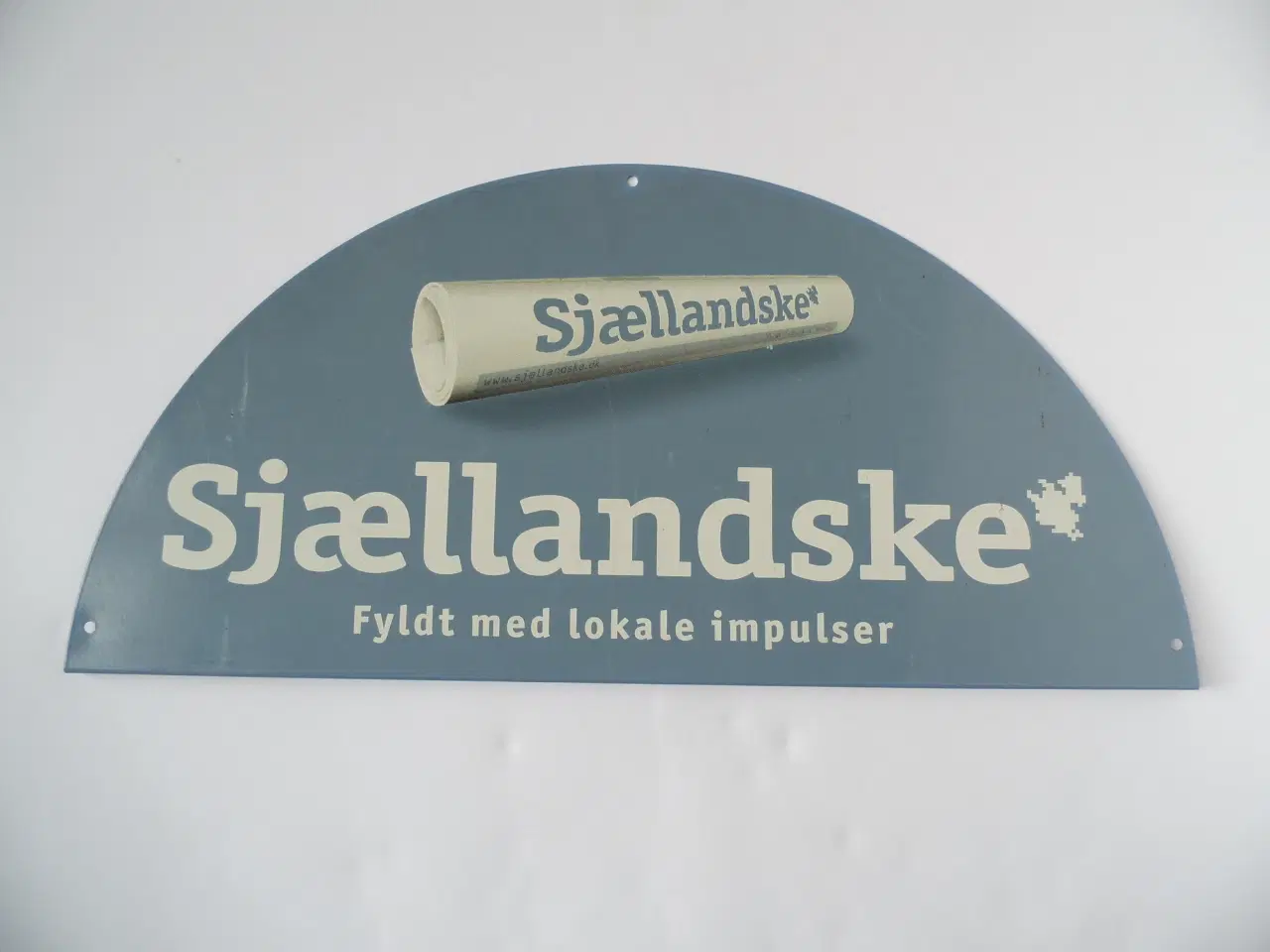 Billede 1 - Metalskilt - Sjællandske - regionalt dagblad