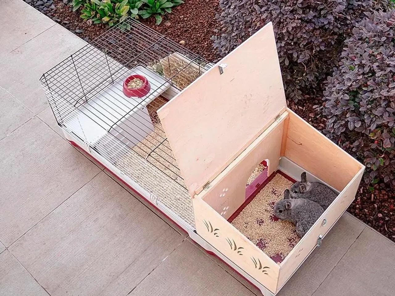 Billede 5 - Kaninbur FERPLAST Krolik 140 Plus – sammenklappeligt bur med hus