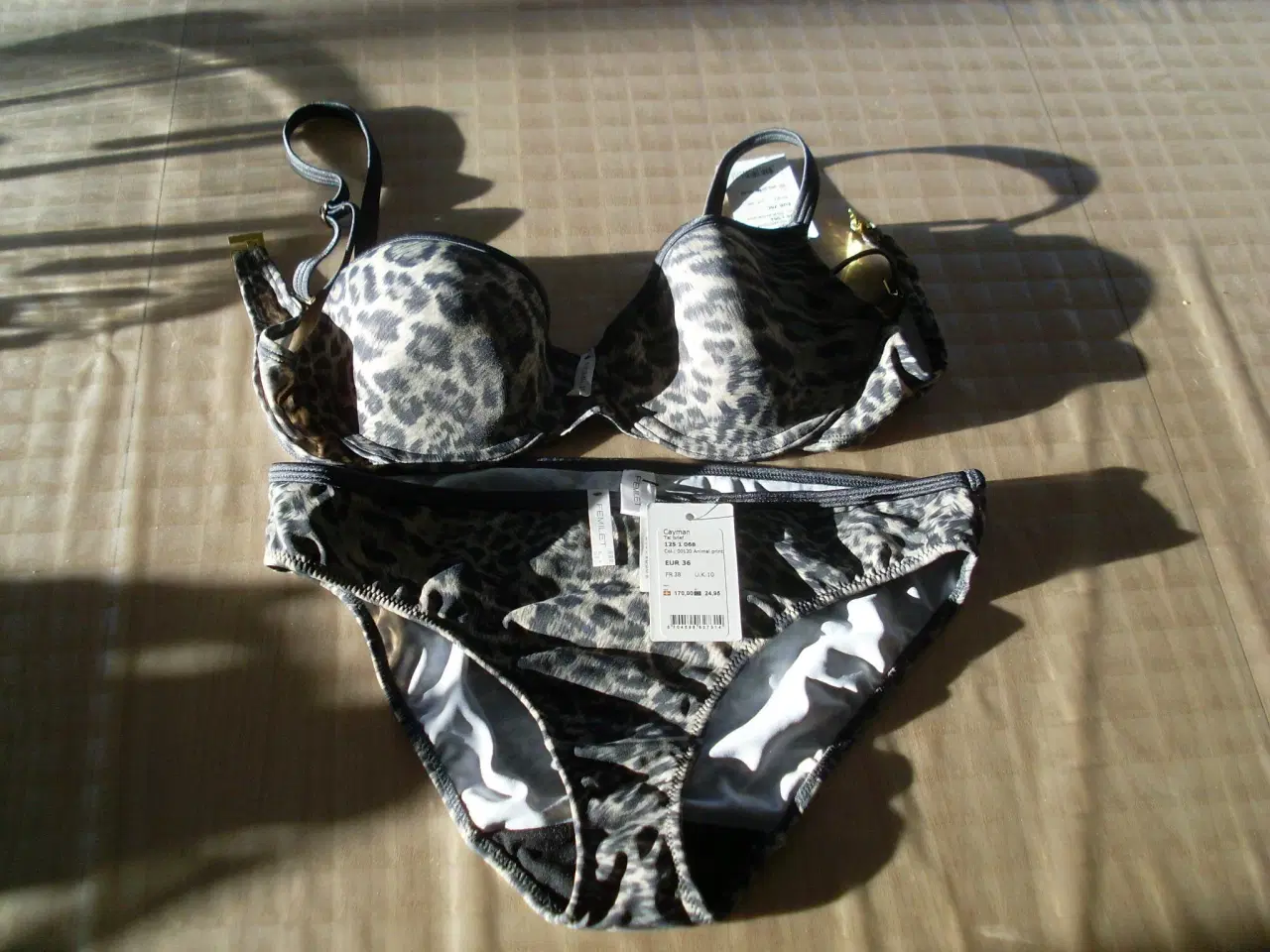 Billede 1 - Ny bikini - leopard farvet