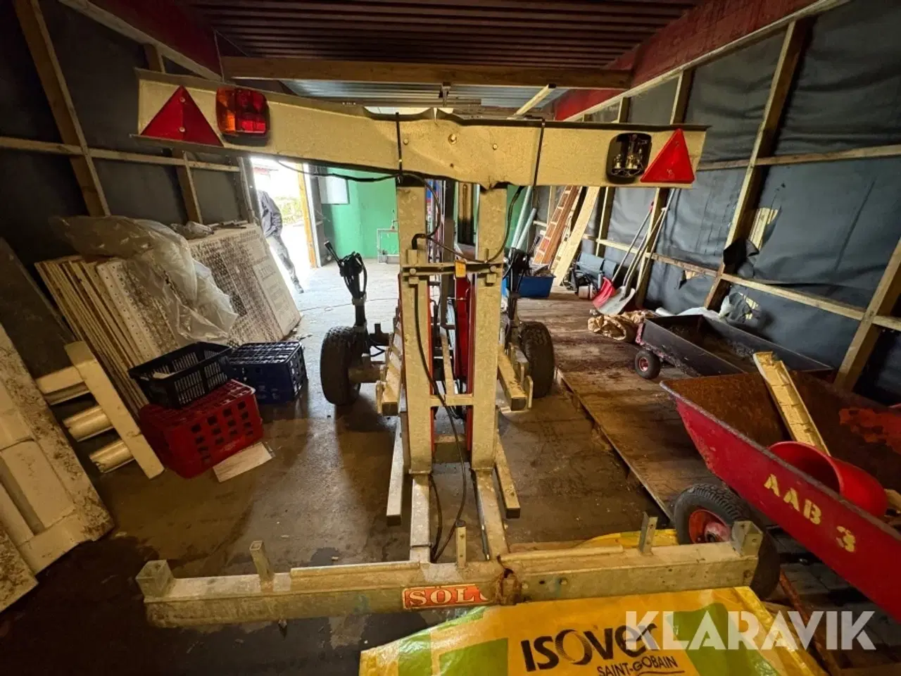 Billede 5 - Påhængsvogn Solus til skraldecontainere