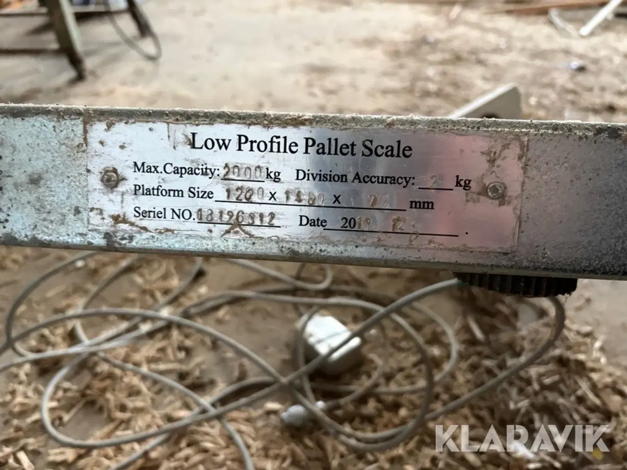 Billede 11 - Pallevægt Low profile pallet weight - 2000kg