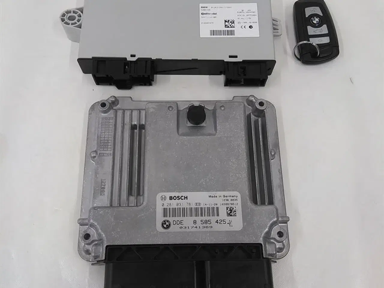 Billede 1 - Motorstyreboks 520D med nøgle og CAS modul K24024 F11 LCI