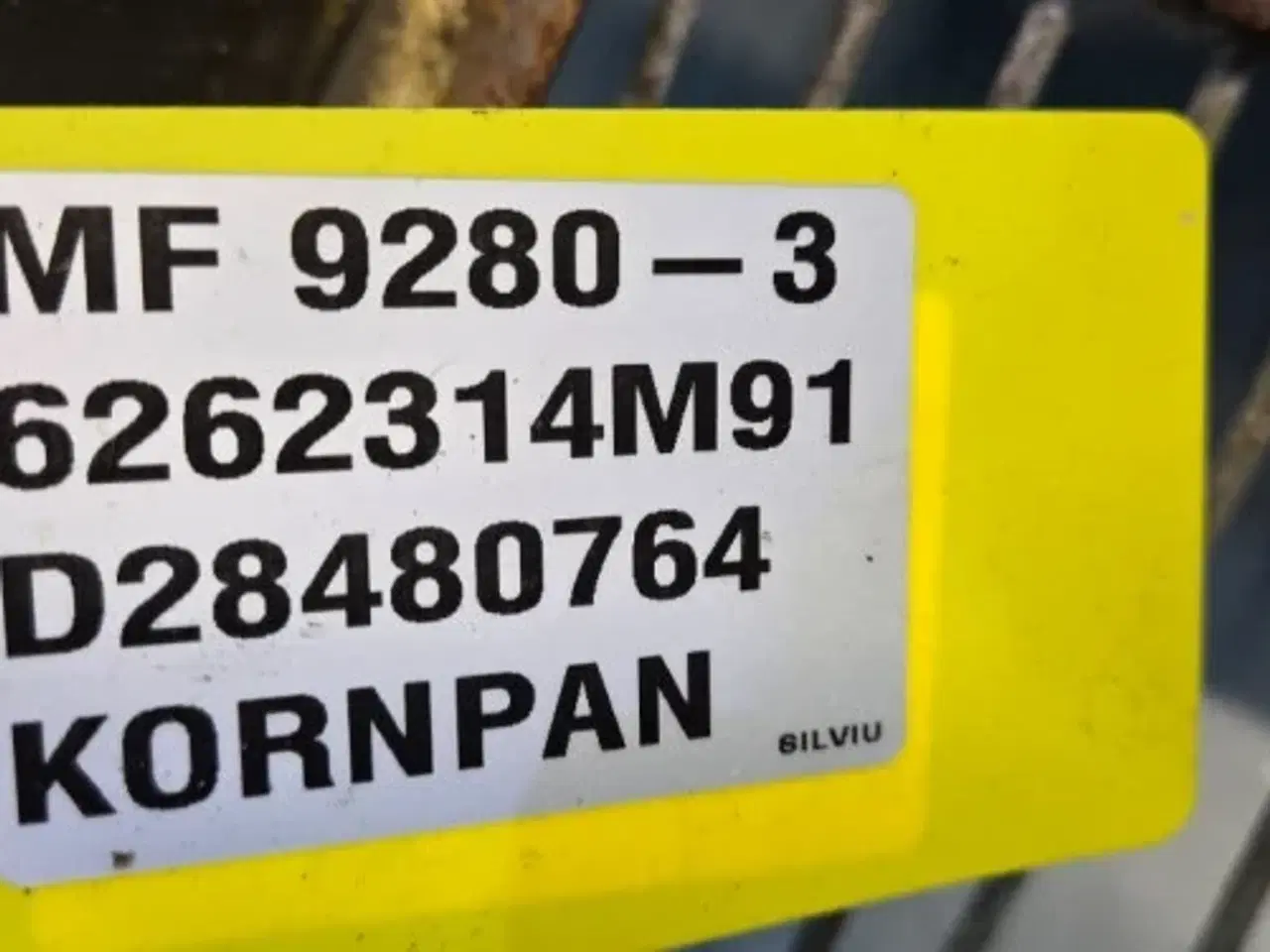 Billede 2 - Massey Ferguson 9280 Tilløbsplan 6262314M91