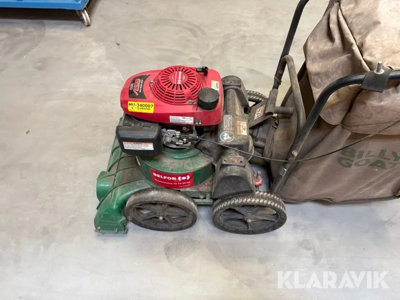 Billede 10 - plæne-/haveopsamler Billy Goat KV650SPH