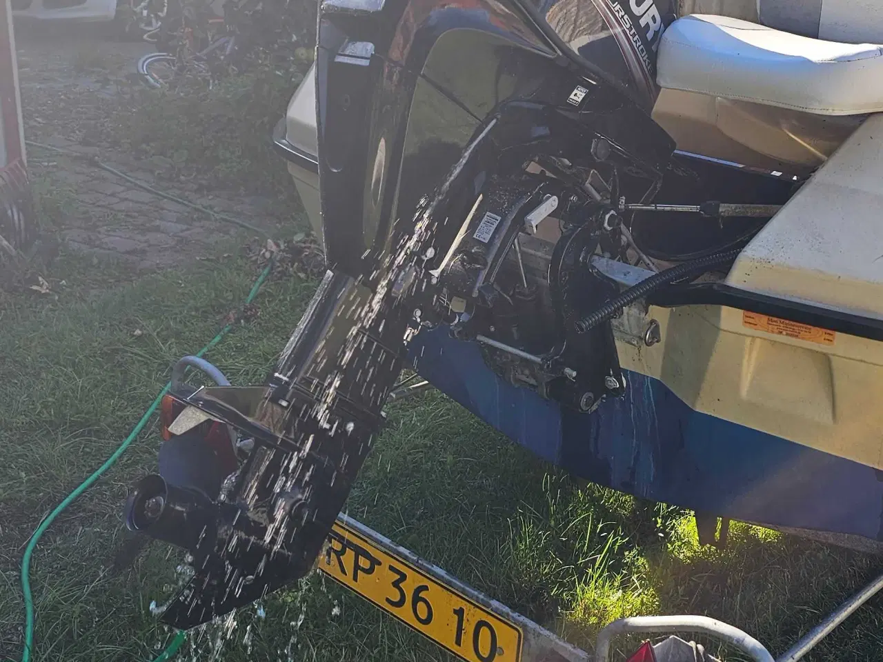 Billede 5 - Terhi 415r, med næsten ny 20 hk mercuri