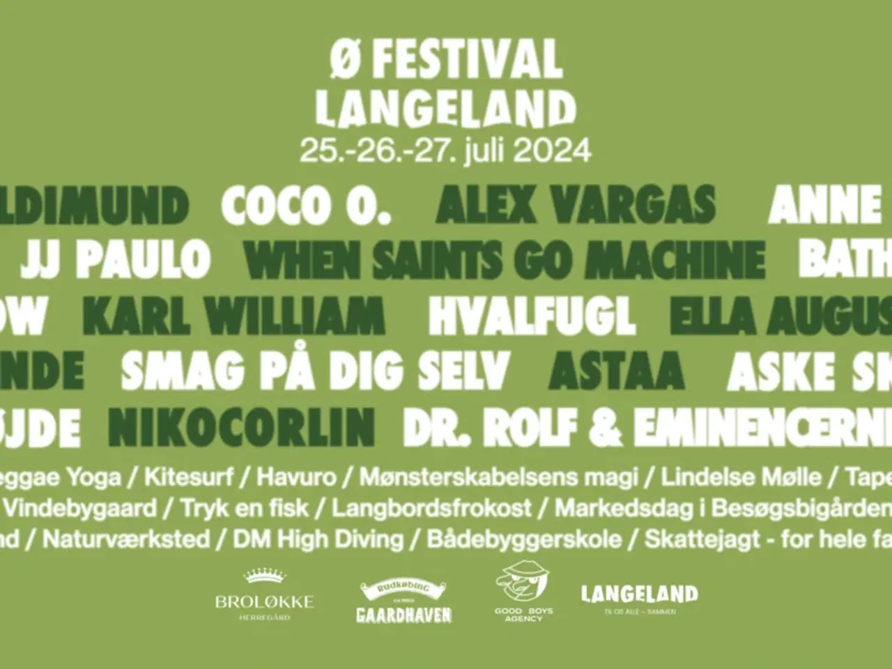 Billede 1 - 2 partout billetter til Ø Festival på Langeland 
