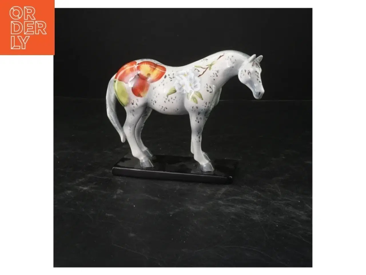 Billede 1 - Keramisk hestefigur (str. 15x19 cm)