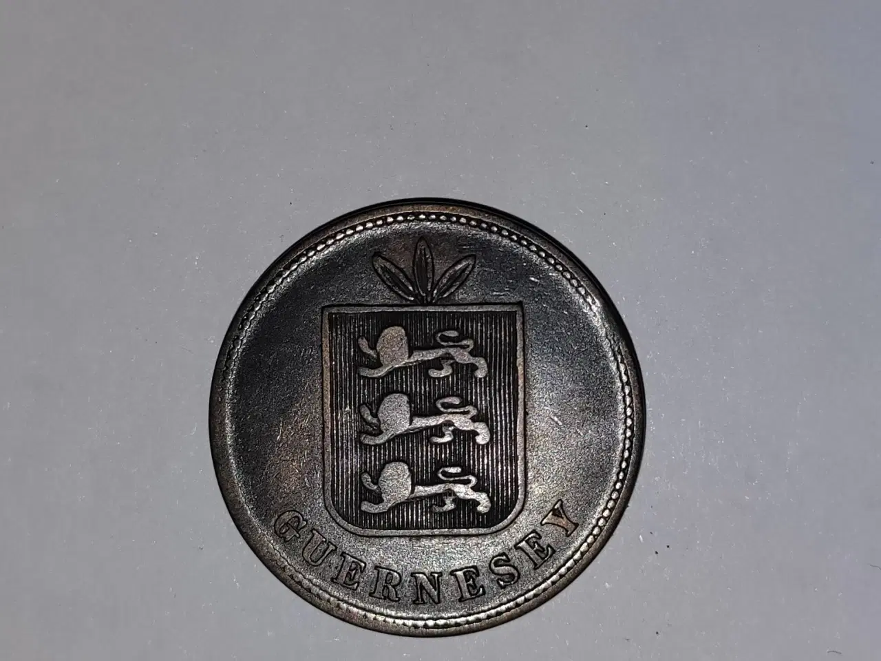 Billede 2 - 4 Doubles Guernsey 1864