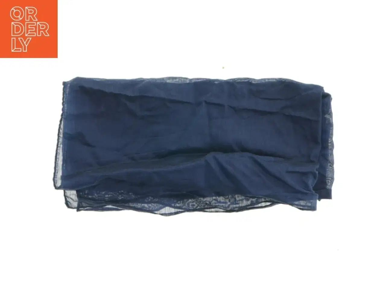 Billede 1 - Blåt tørklæde (str. 66x66 cm)