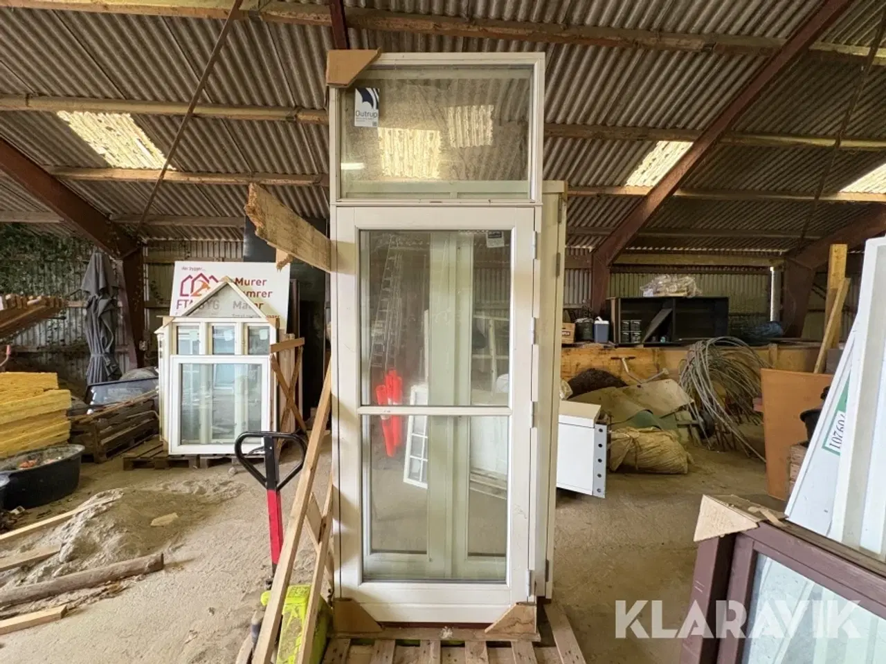 Billede 2 - Terrasedør med fast overlys Outrup Ukendt