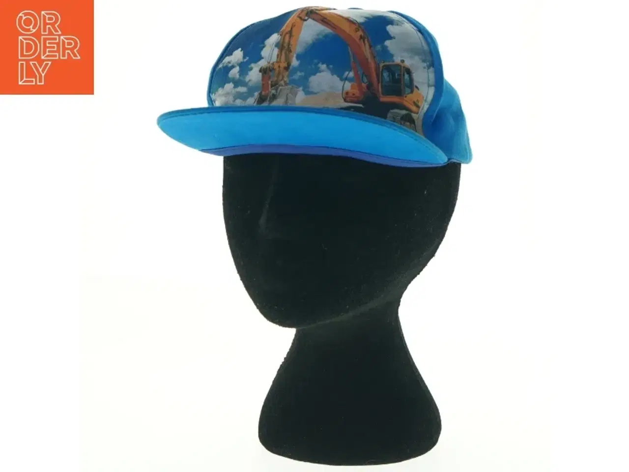 Billede 1 - Snapback-kasket med gravemaskineprint (str. Diameter, 19 cm)