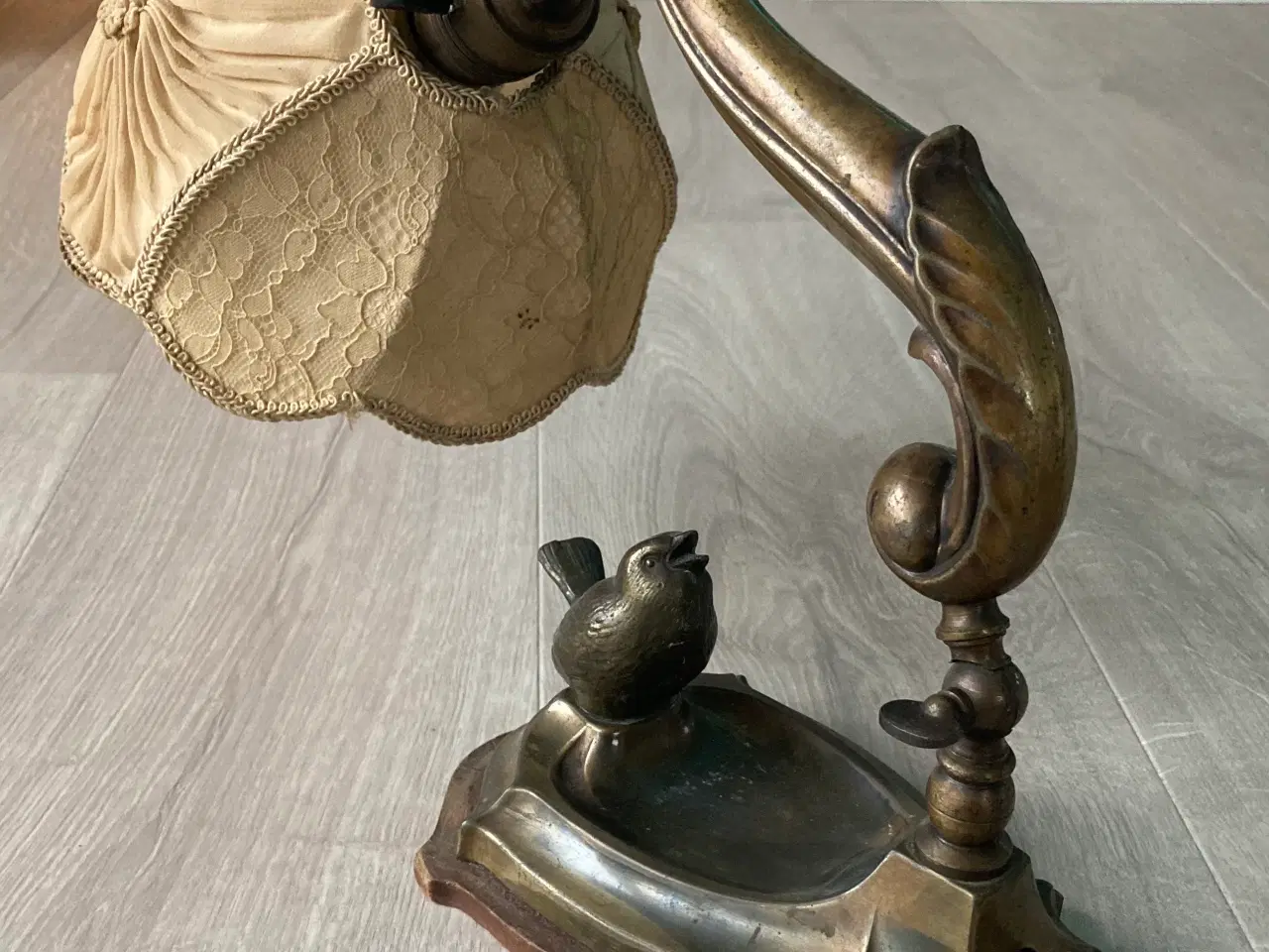 Billede 3 - Gammel bordlampe / klaverlampe