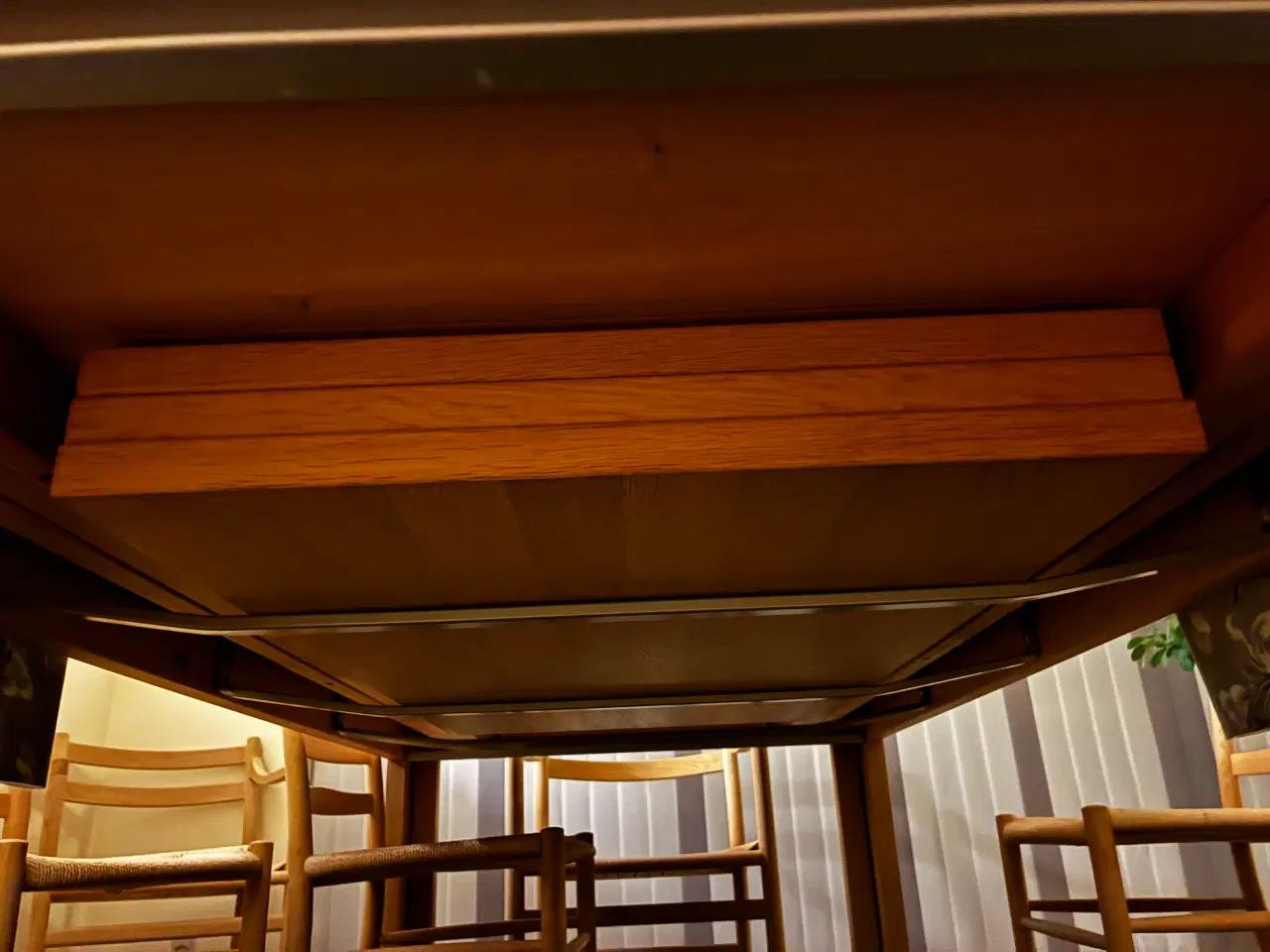 Billede 3 - Skovby spisebord SM24 massiv eg med tre tillægspla