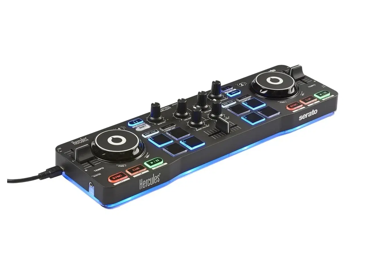 Billede 2 - DJ controller, Hercules DJControl Starlight