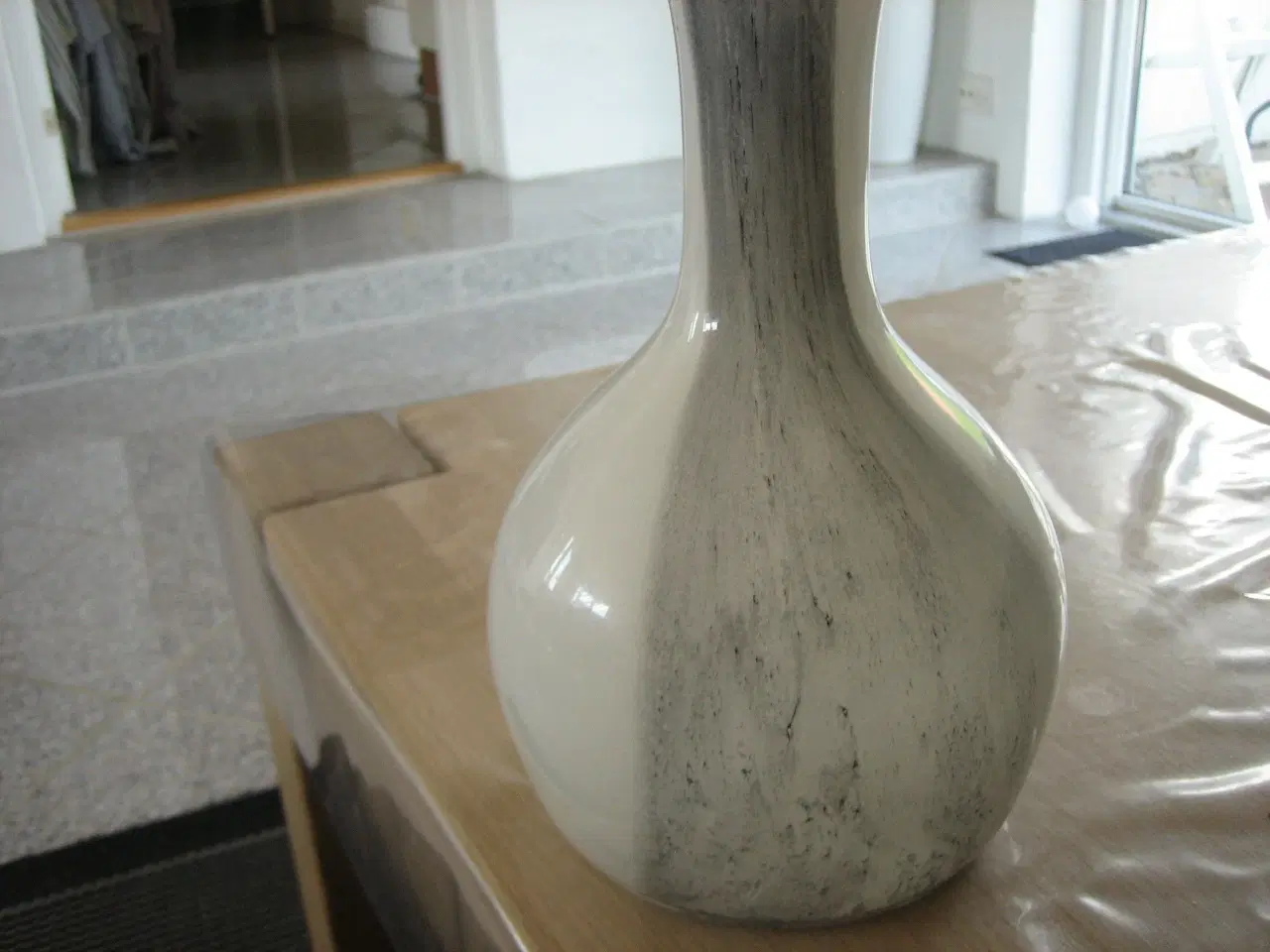 Billede 3 - Glas Vase I Hvid