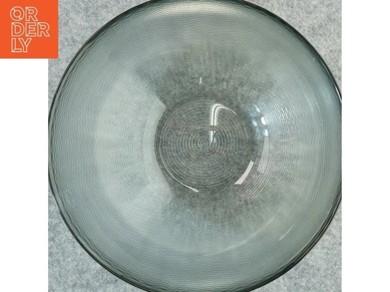 Billede 5 - Glas-skål fra Holmegaard (str. 28x13 cm)