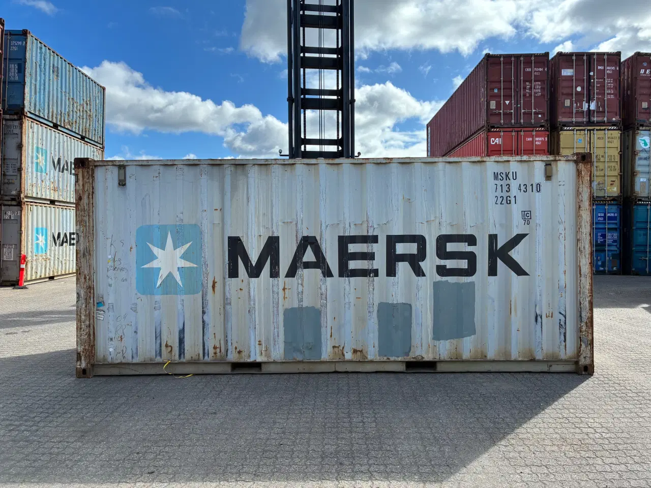 Billede 3 - 20 fods Container- ID: MSKU 713431-0