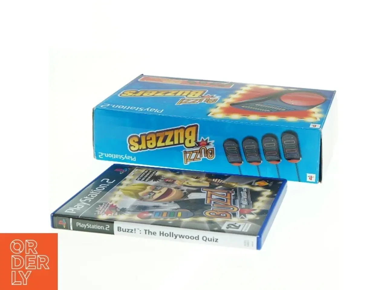 Billede 5 - Buzz!: The Hollywood Quiz til PlayStation 2 med buzzer-controllere fra Playstation