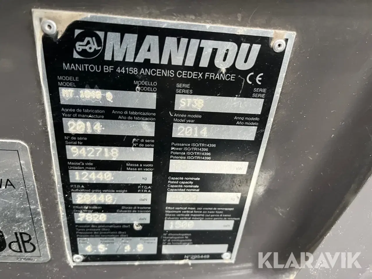 Billede 7 - Teleskoplæsser Manitou MT1840A ST38