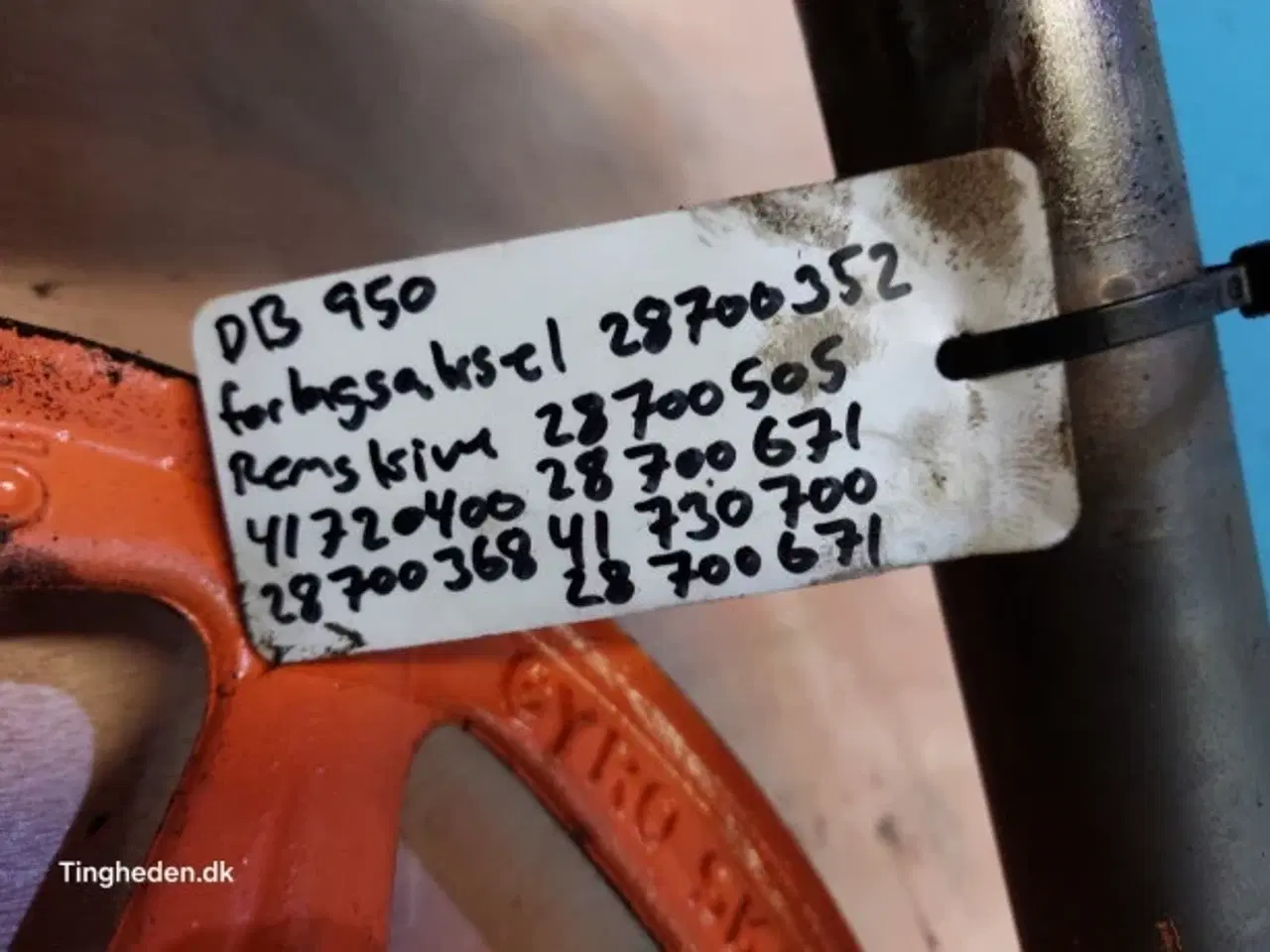 Billede 2 - Dronningborg D950 Remskive 28700505