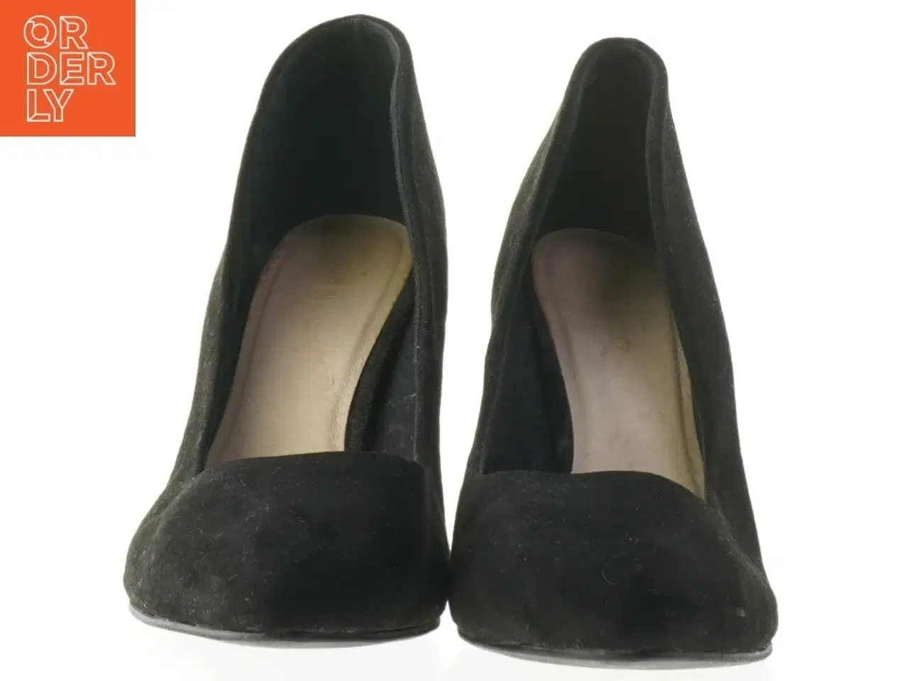 Billede 3 - Sorte høje hæle fra Bianco (str. 39 )