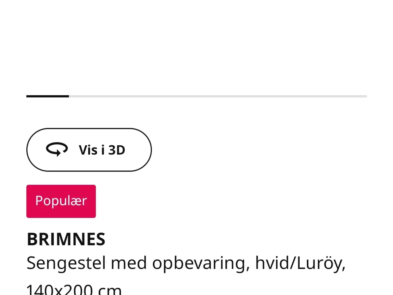 Billede 1 - Sengeramme  og lamelbund sælges..fejlkøb