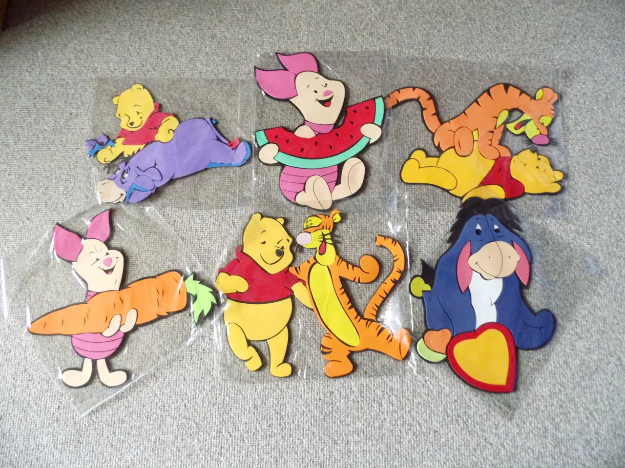 Billede 1 - PETER PLYS OG VENNER - 6 stk. samlet 100,00 kr